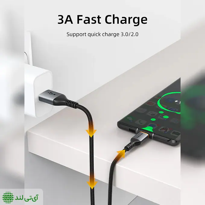 کابل شارژ و دیتا کِیبِل تایم مدل Cabletime CA30L (2M) - تصویر 4