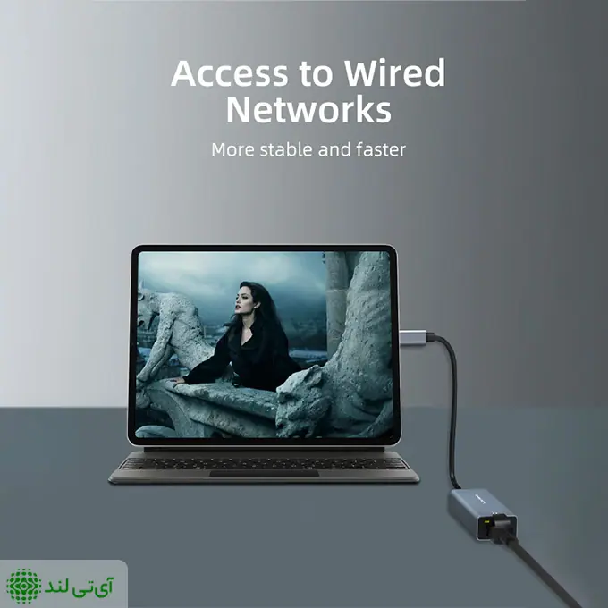 تبدیل TYPE-C به LAN گیگابیتی کِیبِل تایم مدل Cabletime CB51G - تصویر 3