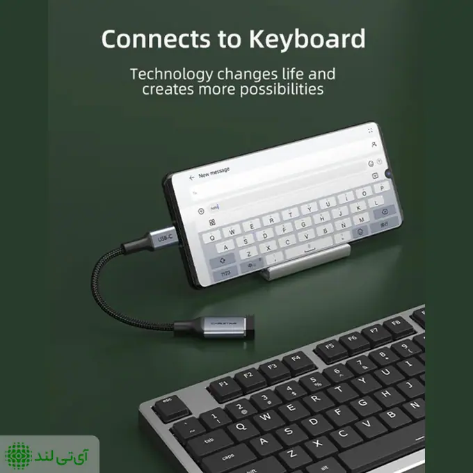 تبدیل TYPE-C به USB کِیبِل تایم مدل Cabletime CP60G - تصویر 3