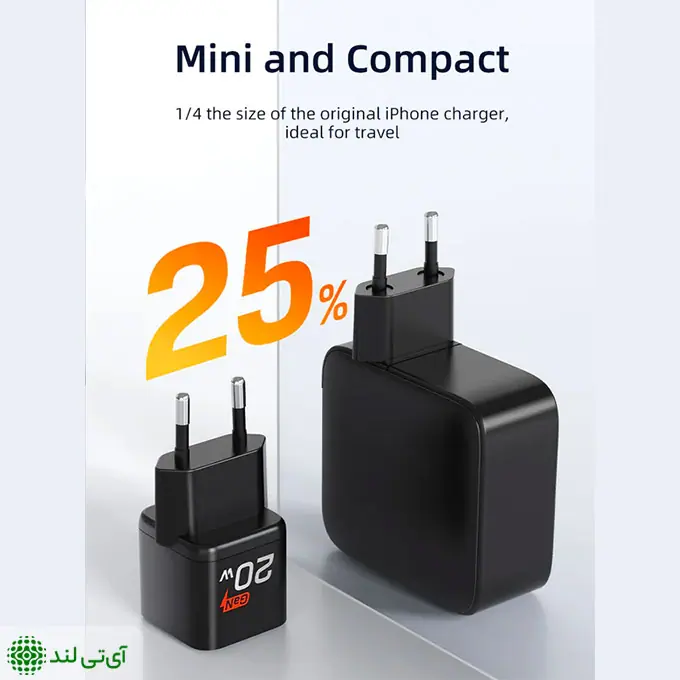 شارژر دیواری 20 وات کِیبِل تایم مدل Cabletime GA20W - تصویر 6