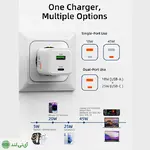 شارژر دیواری 45 وات کِیبِل تایم مدل Cabletime GA45W - تصویر 7