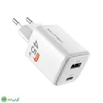 شارژر دیواری 45 وات کِیبِل تایم مدل Cabletime GA45W