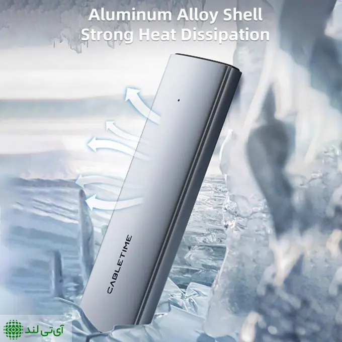 باکس اس اس دی M.2 کِیبِل تایم مدل Cabletime CB32G - تصویر 3