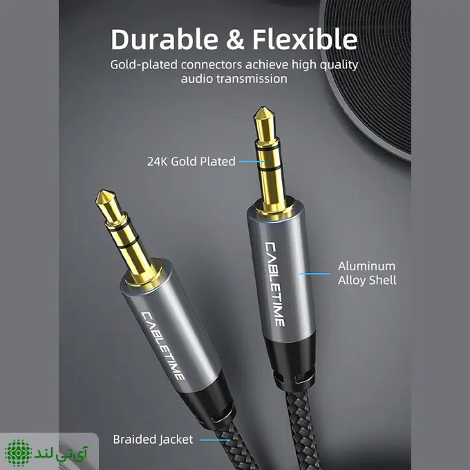 کابل AUX جک 3.5m کِیبِل تایم مدل Cabletime CF10H - تصویر 5