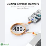 کابل شارژ و دیتا کِیبِل تایم مدل Cabletime CM60W - تصویر 6