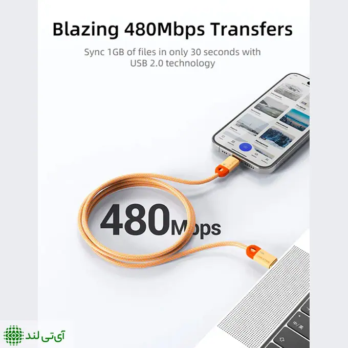 کابل شارژ و دیتا کِیبِل تایم مدل Cabletime CM60W - تصویر 6