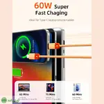 کابل شارژ و دیتا کِیبِل تایم مدل Cabletime CM60W - تصویر 2
