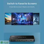 سوییچ HDMI ریموت دار کِیبِل تایم مدل Cabletime CP31B - تصویر 3