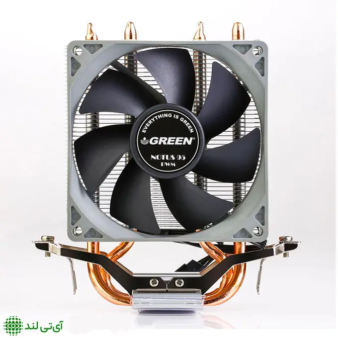 خنک کننده بادی پردازنده گرین مدل Green Notus 95 PWM - تصویر 2