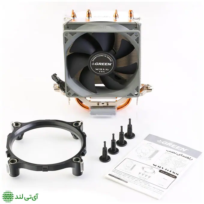 خنک کننده بادی پردازنده گرین مدل Green Notus 95 PWM - تصویر 5