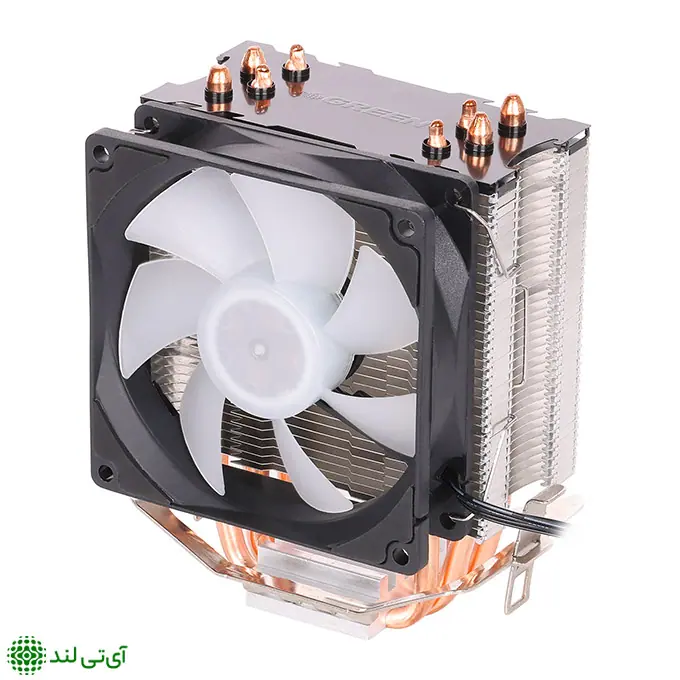 خنک کننده بادی پردازنده گرین مدل Green Notus 100 ARGB - تصویر 4