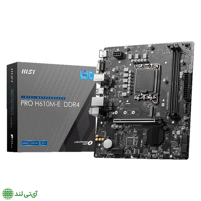 مادربرد ام اس آی مدل MSI Pro H610M-E DDR4 - تصویر 4