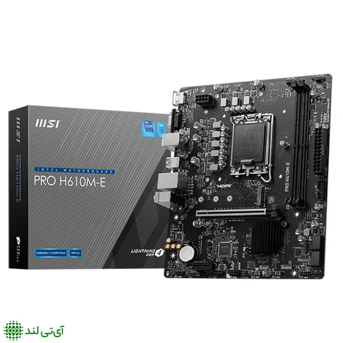 مادربرد ام اس آی مدل MSI Pro H610M-E DDR5 - تصویر 4