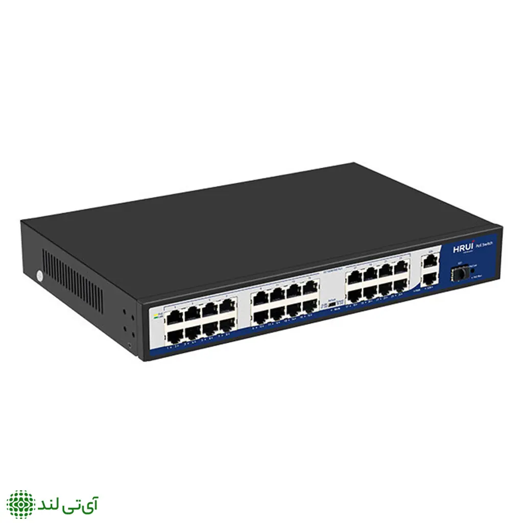 سوئیچ PoE اچ ار یو ای HRUI HR900-AF-2421GS-300 - تصویر 2