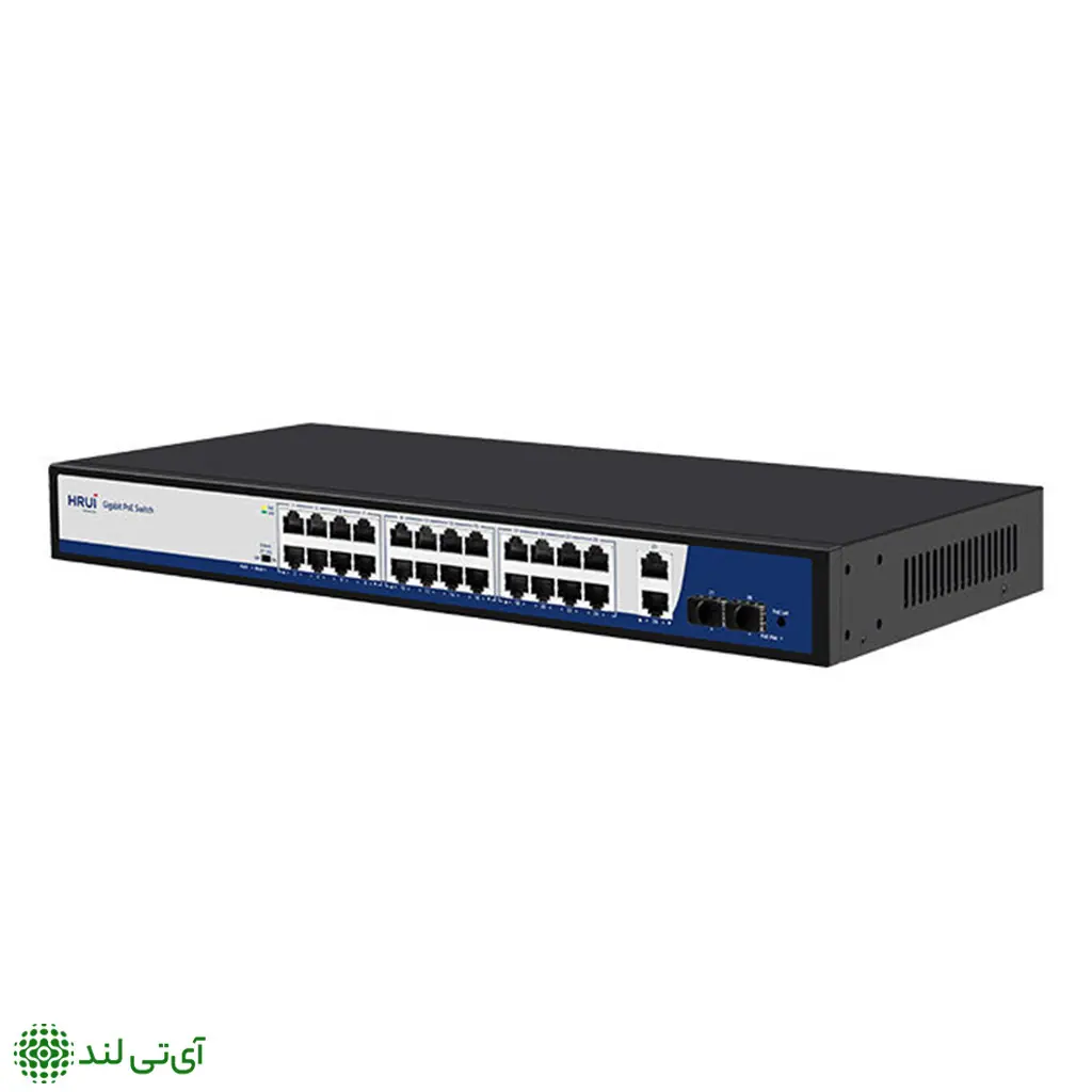 سوئیچ PoE اچ ار یو ای HRUI HR900-AFG-2422S-400 - تصویر 2