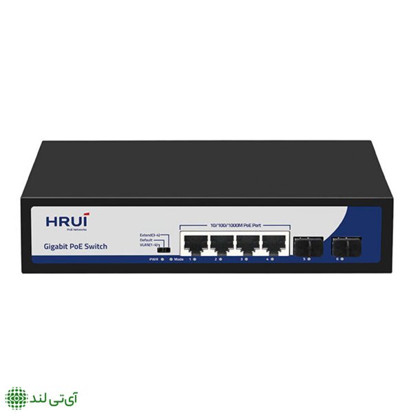سوییچ poe برند hrui مدل hr900-afg-42ns-120
