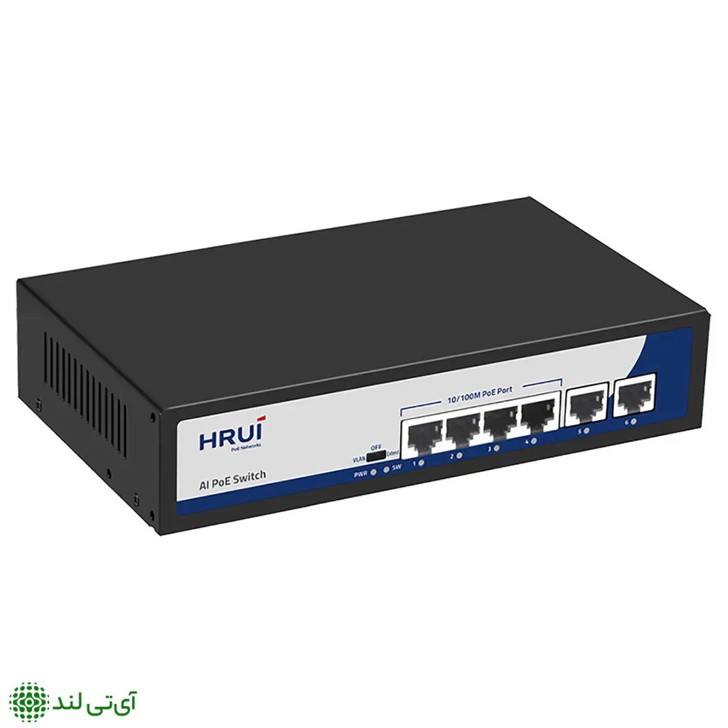 سوئیچ PoE اچ ار یو ای HRUI HR900-AF-42N - تصویر 3