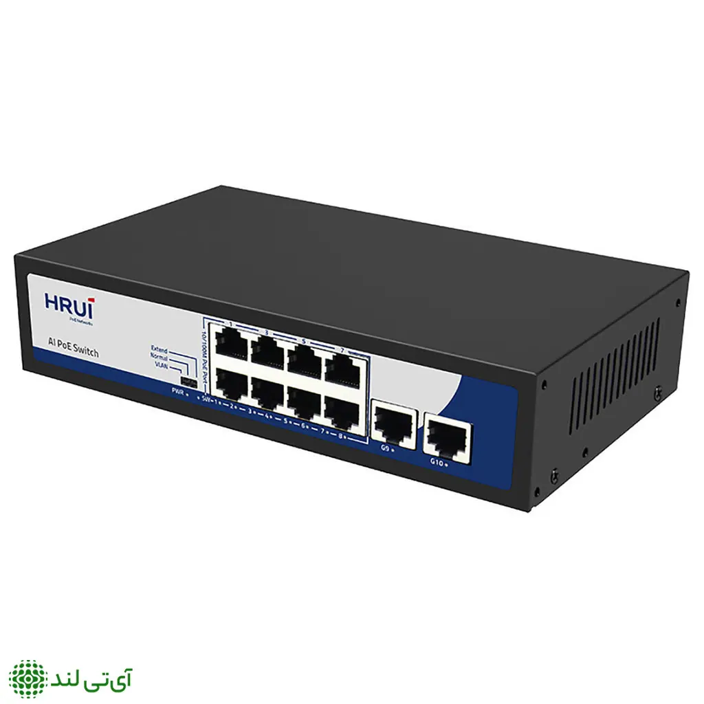 سوئیچ PoE اچ ار یو ای HRUI HR900-AF-82GN - تصویر 2
