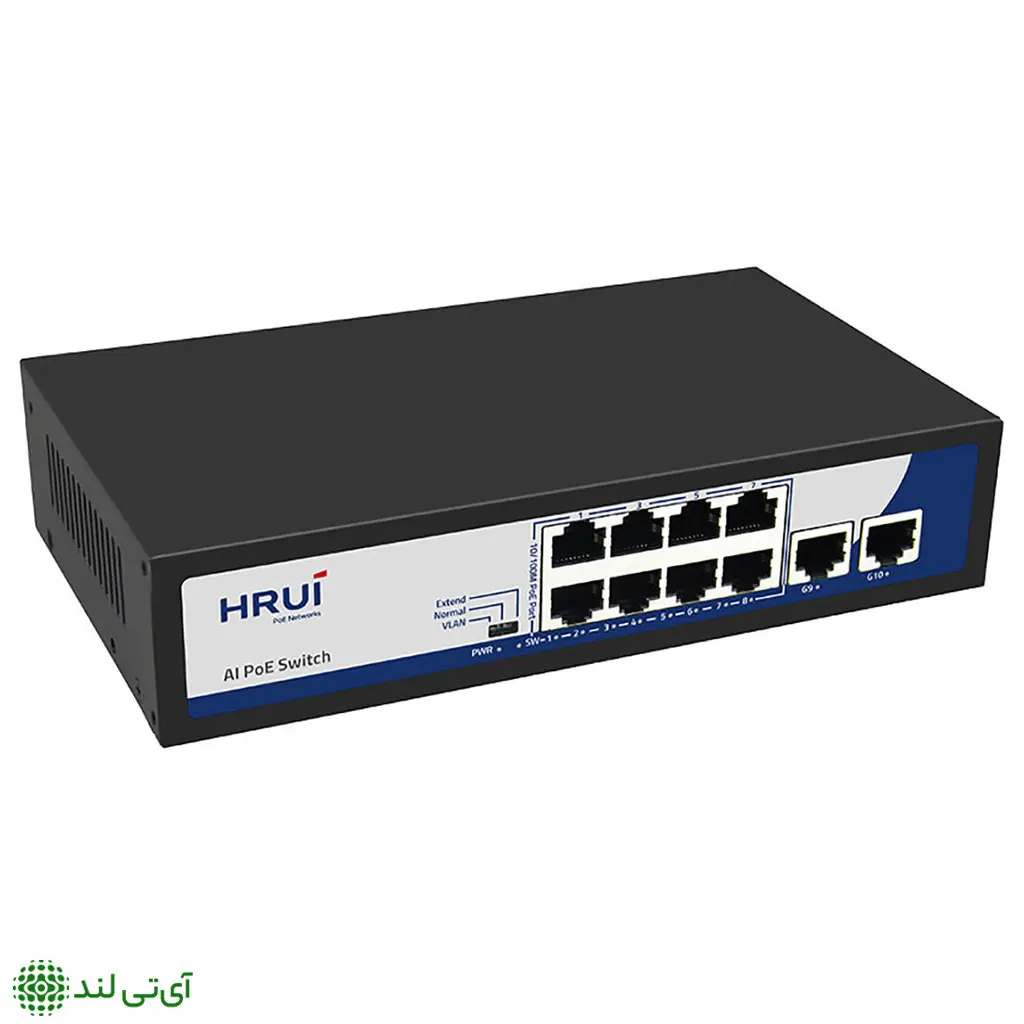 سوئیچ PoE اچ ار یو ای HRUI HR900-AF-82GN - تصویر 3