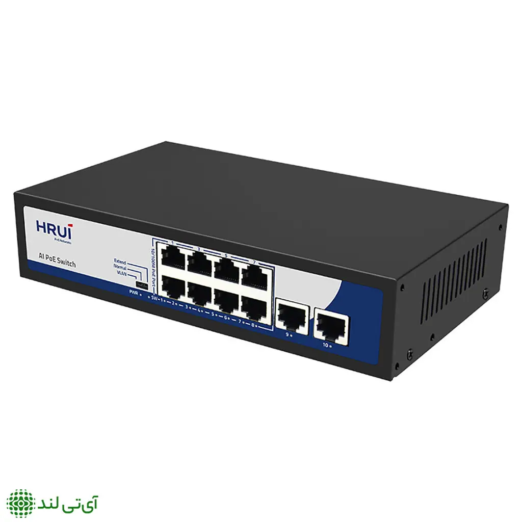 سوئیچ PoE اچ ار یو ای HRUI HR900-AF-82N - تصویر 2
