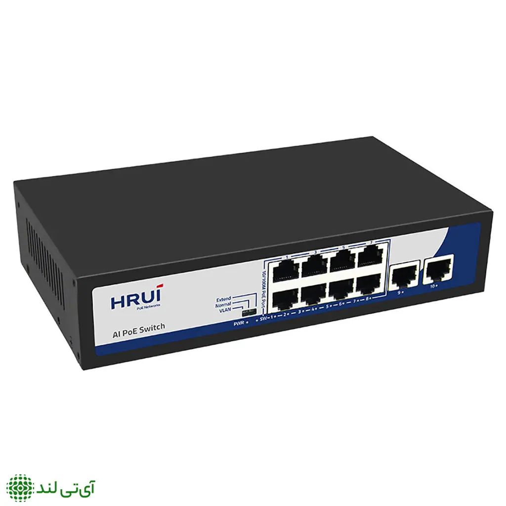 سوئیچ PoE اچ ار یو ای HRUI HR900-AF-82N - تصویر 3