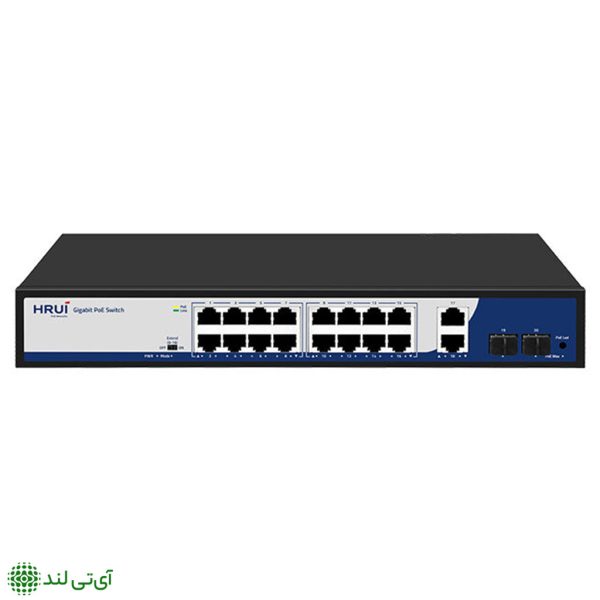 سوییچ poe برند hrui مدل hr900-afg-1622s-300