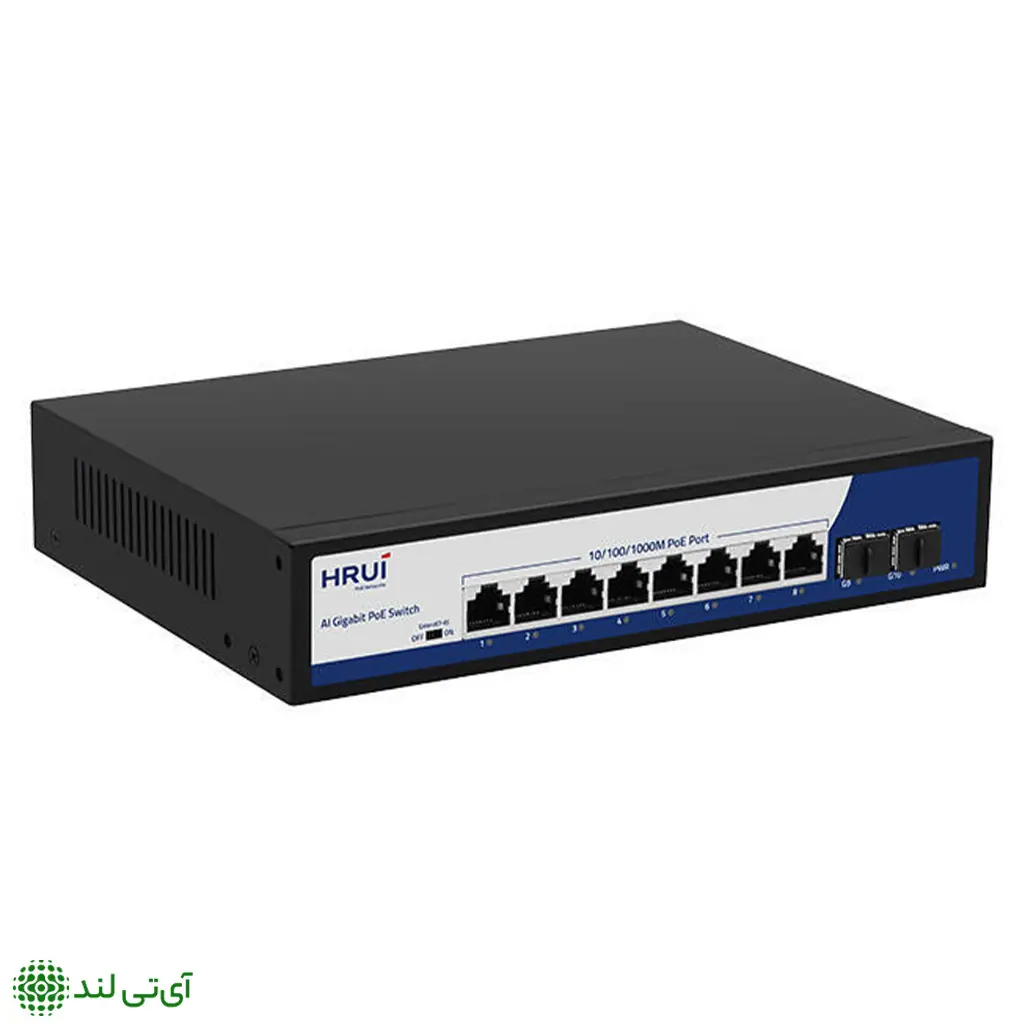 سوئیچ PoE گیگ اچ ار یو ای HRUI HR900-AFG-82NS - تصویر 2