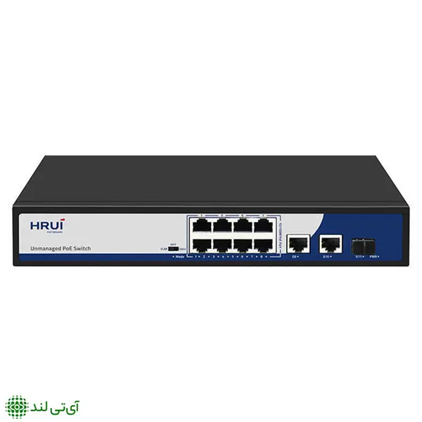 سوییچ poe برند hrui مدل hr901-af-821gns
