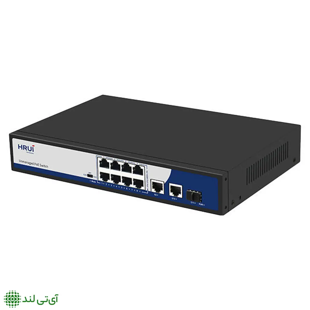 سوئیچ PoE اچ ار یو ای HRUI HR901-AF-821GNS - تصویر 2
