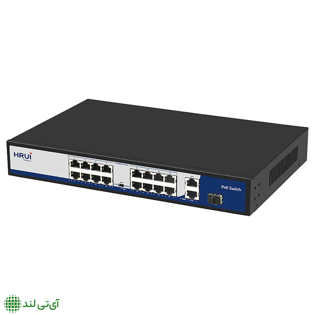 سوئیچ PoE اچ ار یو ای HRUI HR901-AF-1621GS-300 - تصویر 2