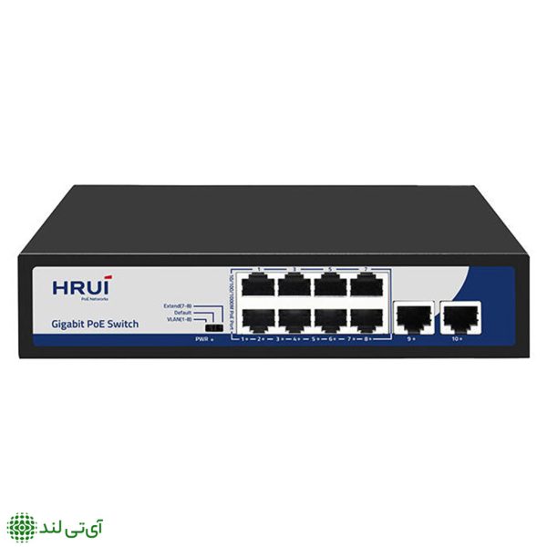 سوییچ poe برند hrui مدل hr901-afg-82n