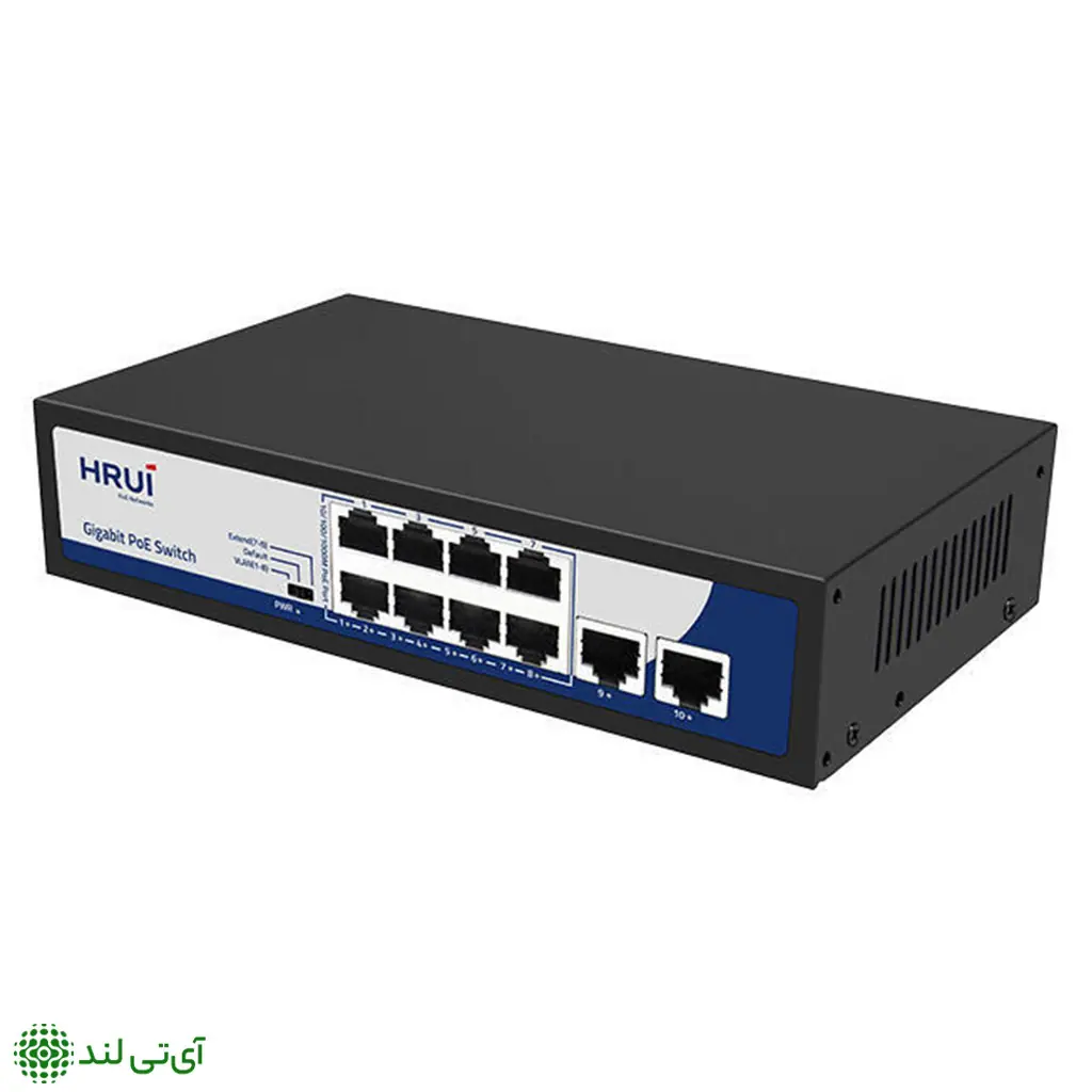 سوئیچ PoE گیگ اچ ار یو ای HRUI HR901-AFG-82N - تصویر 2