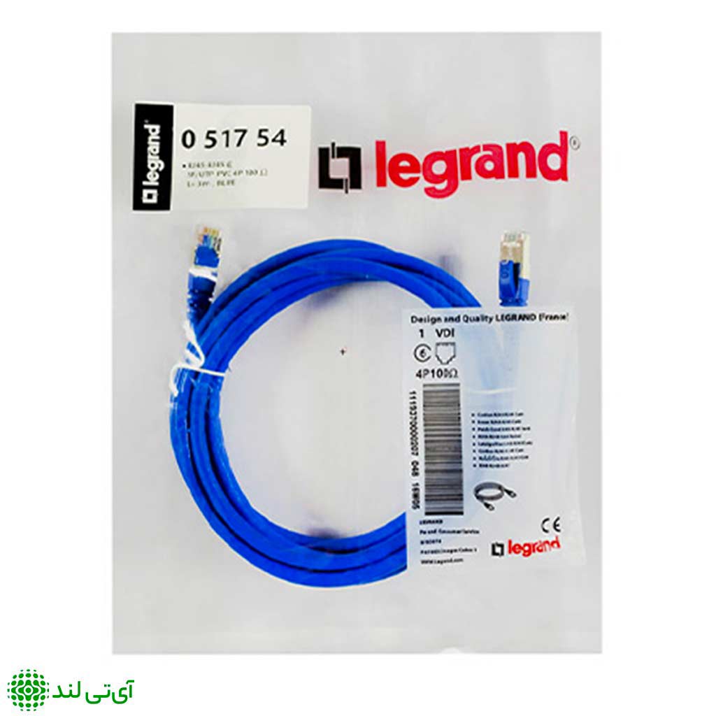 legrand-patch-cord-sftp پچکورد CAT6 SFTP لگراند ابعاد 30CM تا 30M - تصویر 1